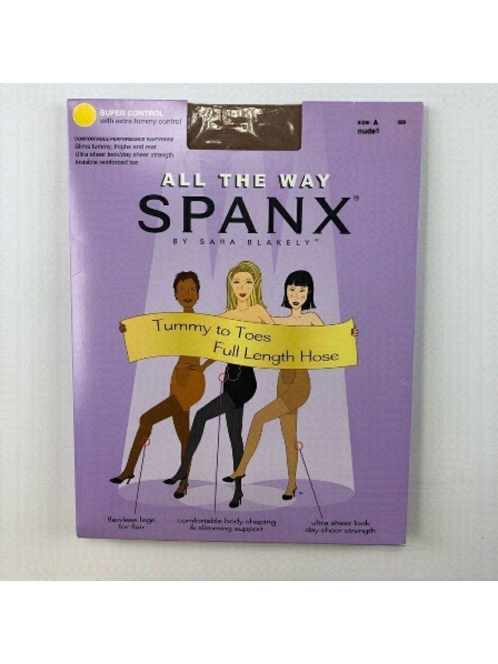 Spanx Nude control pantyhose All the Way Super Control pantyhose Size A Small